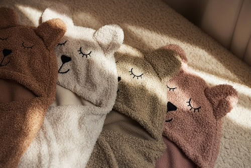 Einschlagdecke für Babyschale Bear Boucé