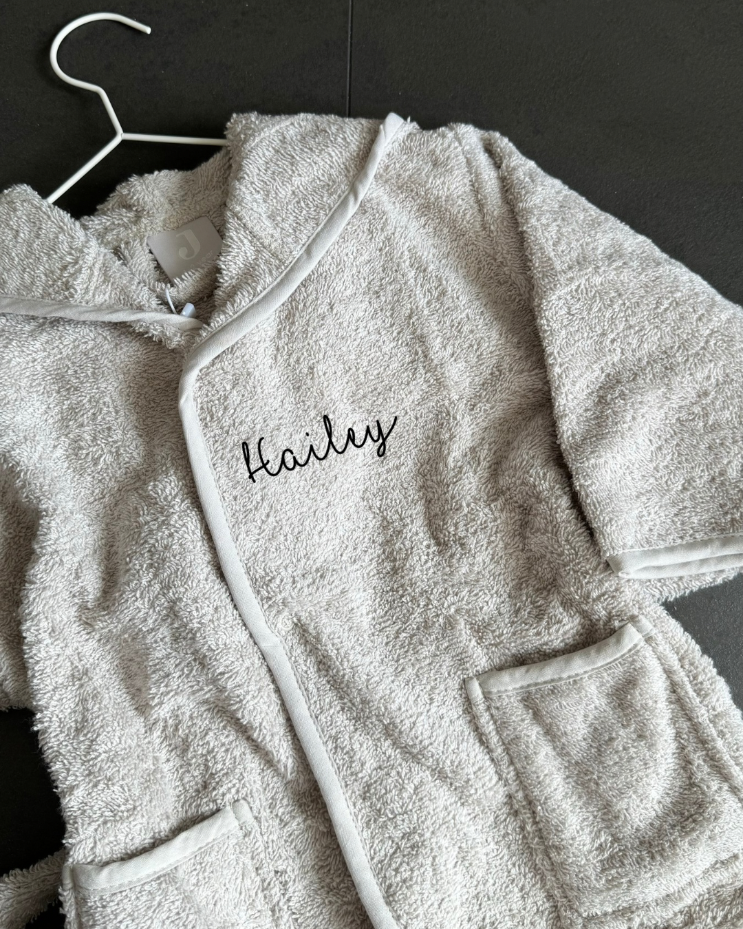 Bademantel bestickt - personalisierbar mit Name