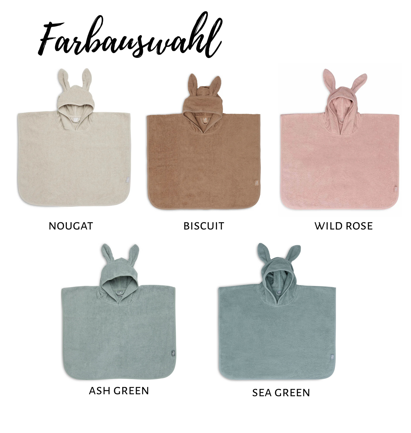 Badeponcho bestickt – personalisierbar mit Name